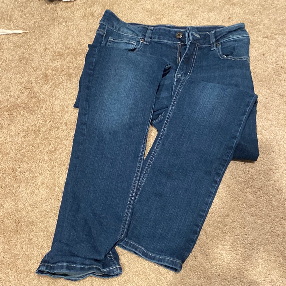 Mid rise relaxed jeans
